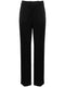 straight-leg satin trousers
